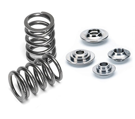 Supertech Single Valve Spring and Titanium Retainer Kit for Toyota Corolla 4AGE 20v Engines (Silver Top)